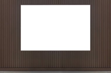 Sokak duvarında kocaman boş bir ilan panosu, kendi metnini ekleyebileceğin pankartlar.