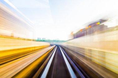 Hız hareket kentsel Otoban yolu tüneli