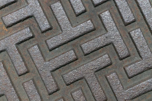 Pattern Style Steel Floor Background — Stock Photo, Image