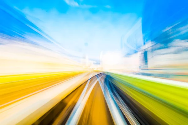 Speed Motion Urban Highway Road Tunnel — Stock Photo, Image