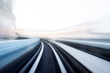 Hız hareket kentsel Otoban yolu tüneli