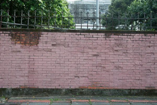 street wall background ,Industrial background, empty grunge urban street with warehouse brick wall