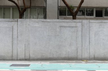 Sokak duvarı arka planı, endüstriyel arka plan, depo tuğla duvarlı boş Grunge şehir sokağı