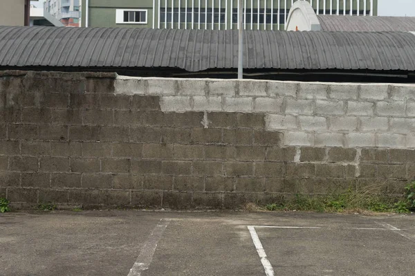 Street Wall Background Industrial Background Empty Grunge Urban Street Warehouse — Stock Photo, Image