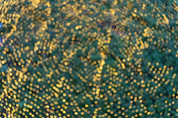 Světlé Pozadí Abstraktní Zlatý Bokeh — Stock fotografie