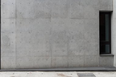 Sokak duvarı arka planı, endüstriyel arka plan, depo tuğla duvarlı boş Grunge şehir sokağı