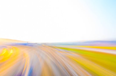 Hız hareket kentsel Otoban yolu tüneli