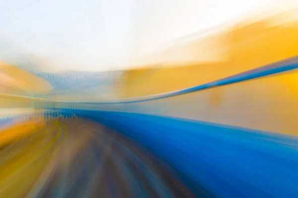 Geschwindigkeitsbegrenzung Stadtautobahntunnel — Stockfoto