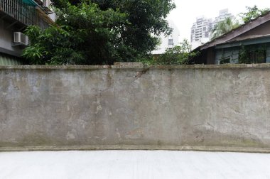 Sokak duvarı arka planı, endüstriyel arka plan, depo tuğla duvarlı boş Grunge şehir sokağı