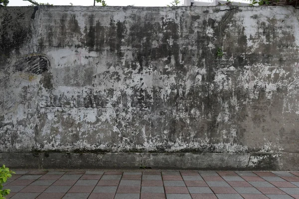 Sokak duvarı arka planı, endüstriyel arka plan, depo tuğla duvarlı boş Grunge şehir sokağı