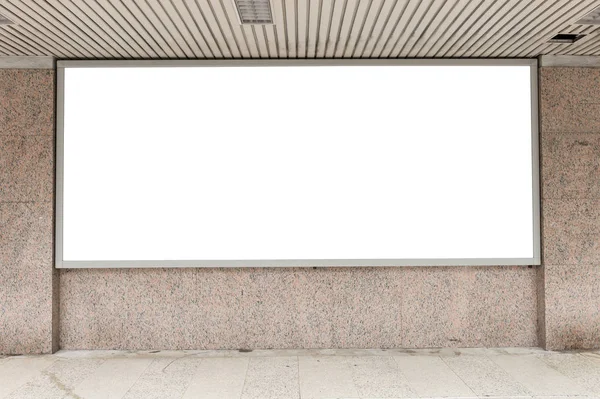 Große Leere Plakatwand Einer Straßenwand Banner Mit Platz Zum Hinzufügen — Stockfoto