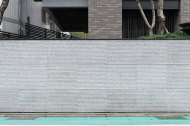 Sokak duvarı arka planı, endüstriyel arka plan, depo tuğla duvarlı boş Grunge şehir sokağı