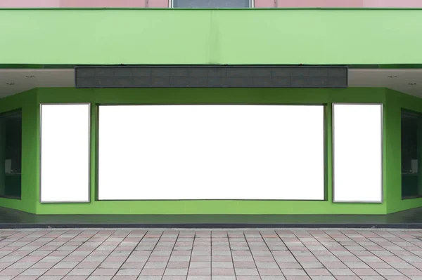 Shop Boutique Store Front Mit Großem Fenster Und Platz Für — Stockfoto