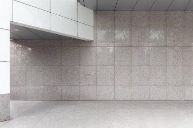 Sokak duvarı arka planı, endüstriyel arka plan, depo tuğla duvarlı boş Grunge şehir sokağı