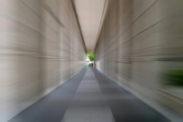 Швидкість Руху Міському Шосе Дорожнього Тунелю — стокове фото
