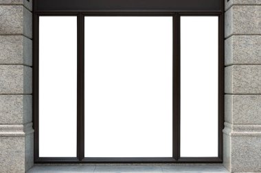 Büyük Pencere ve İsim Yeri olan Dükkan Dükkanı Önü