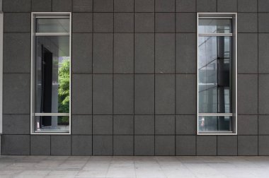 Sokak duvarı arka planı, endüstriyel arka plan, depo tuğla duvarlı boş Grunge şehir sokağı