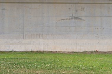 Sokak duvarı arka planı, endüstriyel arka plan, depo tuğla duvarlı boş Grunge şehir sokağı