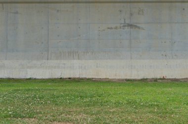 Sokak duvarı arka planı, endüstriyel arka plan, depo tuğla duvarlı boş Grunge şehir sokağı