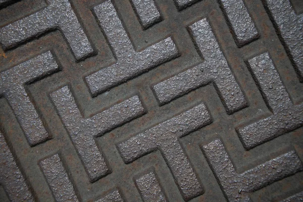 Estilo Padrão Piso Aço Para Fundo — Fotografia de Stock