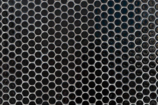Schwarz Weiß Gepunkteter Halbtonvektorhintergrund Subtile Regelmäßige Punktierte Überlagerung Abstrakter Monochromer — Stockfoto