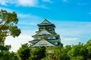 Japonya'nın Osaka, Osaka kale görünümü