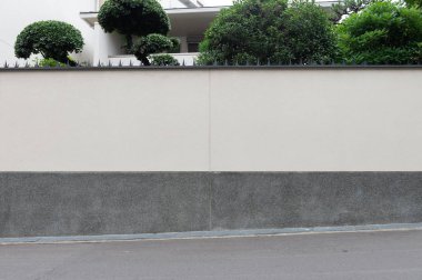 Sokak duvarı arka planı, endüstriyel arka plan, depo tuğla duvarlı boş Grunge şehir sokağı