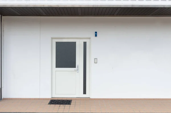 Gehweg Hauswand Tür — Stockfoto