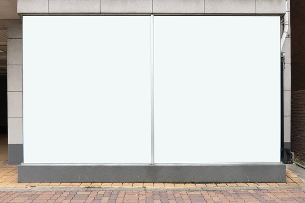 Loja Boutique Store Frente Com Janela Grande Lugar Para Nome — Fotografia de Stock