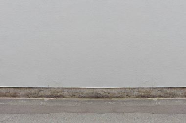 Sokak duvarı arka planı, endüstriyel arka plan, depo tuğla duvarlı boş Grunge şehir sokağı