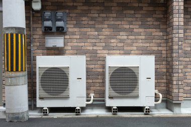 Hava kompresör kurulum pedestal.outdoor