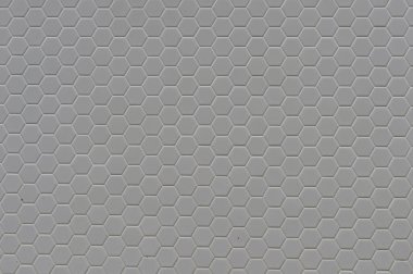 Arkaplan olarak altıgenlerin basit bir beyaz doku deseni