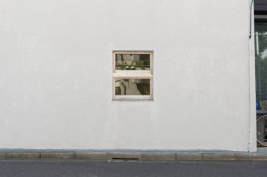 Sokak duvarı arka planı, endüstriyel arka plan, depo tuğla duvarlı boş Grunge şehir sokağı