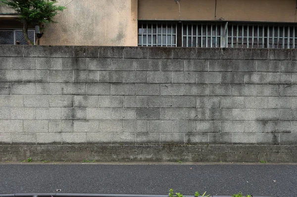 Street Wall Background Industrial Background Empty Grunge Urban Street Warehouse — Stock Photo, Image