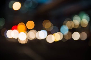 soyut bokeh ışıkları arkaplanı