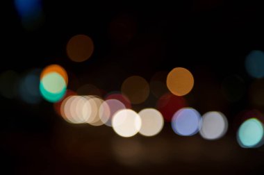 soyut bokeh ışıkları arkaplanı