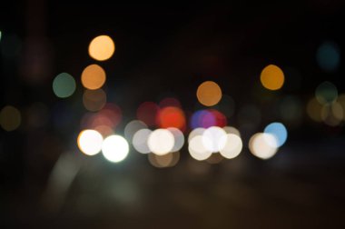 soyut bokeh ışıkları arkaplanı