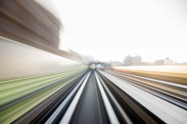 Hız hareket kentsel Otoban yolu tüneli