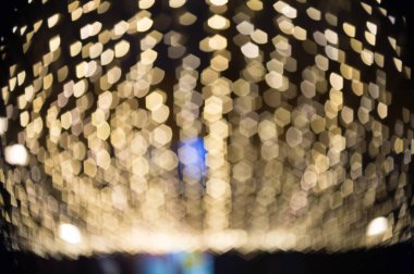 Noel ışıkları, tatil ışıklar. Çin yeni yılı ışıklar, soyut bokeh arka plan 