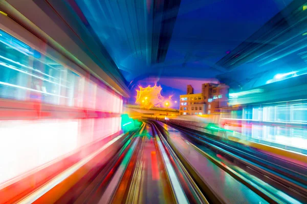 Швидкість Руху Міському Шосе Дорожнього Тунелю — стокове фото