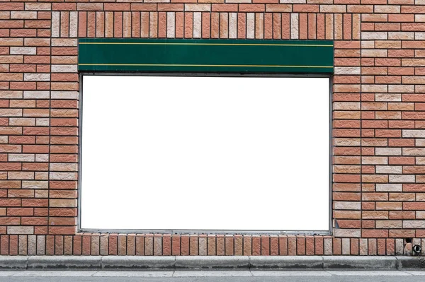 Shop Boutique Store Front Mit Großem Fenster Und Platz Für — Stockfoto