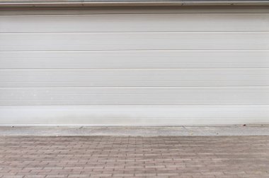 Sokak duvarı arka planı, endüstriyel arka plan, depo tuğla duvarlı boş Grunge şehir sokağı