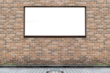 Büyük reklam panosu. Siyah reklam panosu öncülüğünde metin için boş boşluk.