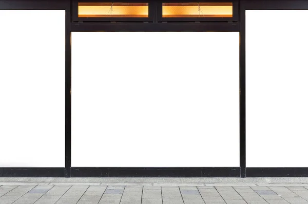Winkel Boutique Store Front Met Groot Raam Plaats Voor Naam — Stockfoto