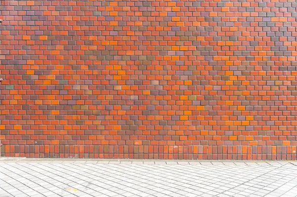 street wall background ,Industrial background, empty grunge urban street with warehouse brick wall