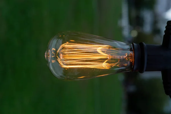 Желтая Лампочка Идея Busienss — стоковое фото