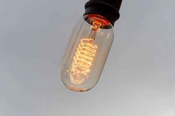 Желтая Лампочка Идея Busienss — стоковое фото