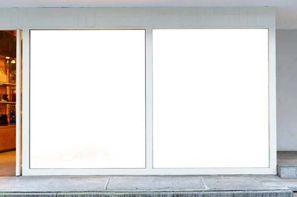 Shop Boutique Store Front Mit Großem Fenster Und Platz Für — Stockfoto