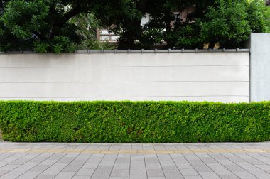 Sokak duvarı arka planı, endüstriyel arka plan, depo tuğla duvarlı boş Grunge şehir sokağı