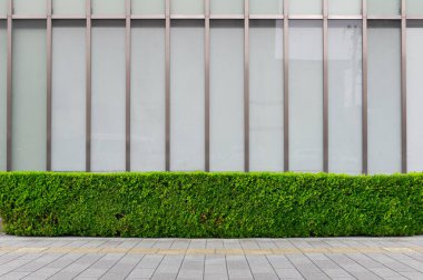 Sokak duvarı arka planı, endüstriyel arka plan, depo tuğla duvarlı boş Grunge şehir sokağı